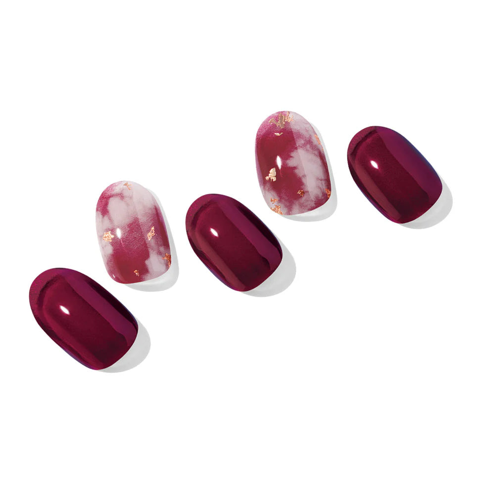 Smalto gel adesivo 60 % prepolimerazzito OHORA Rosso N Mulberry