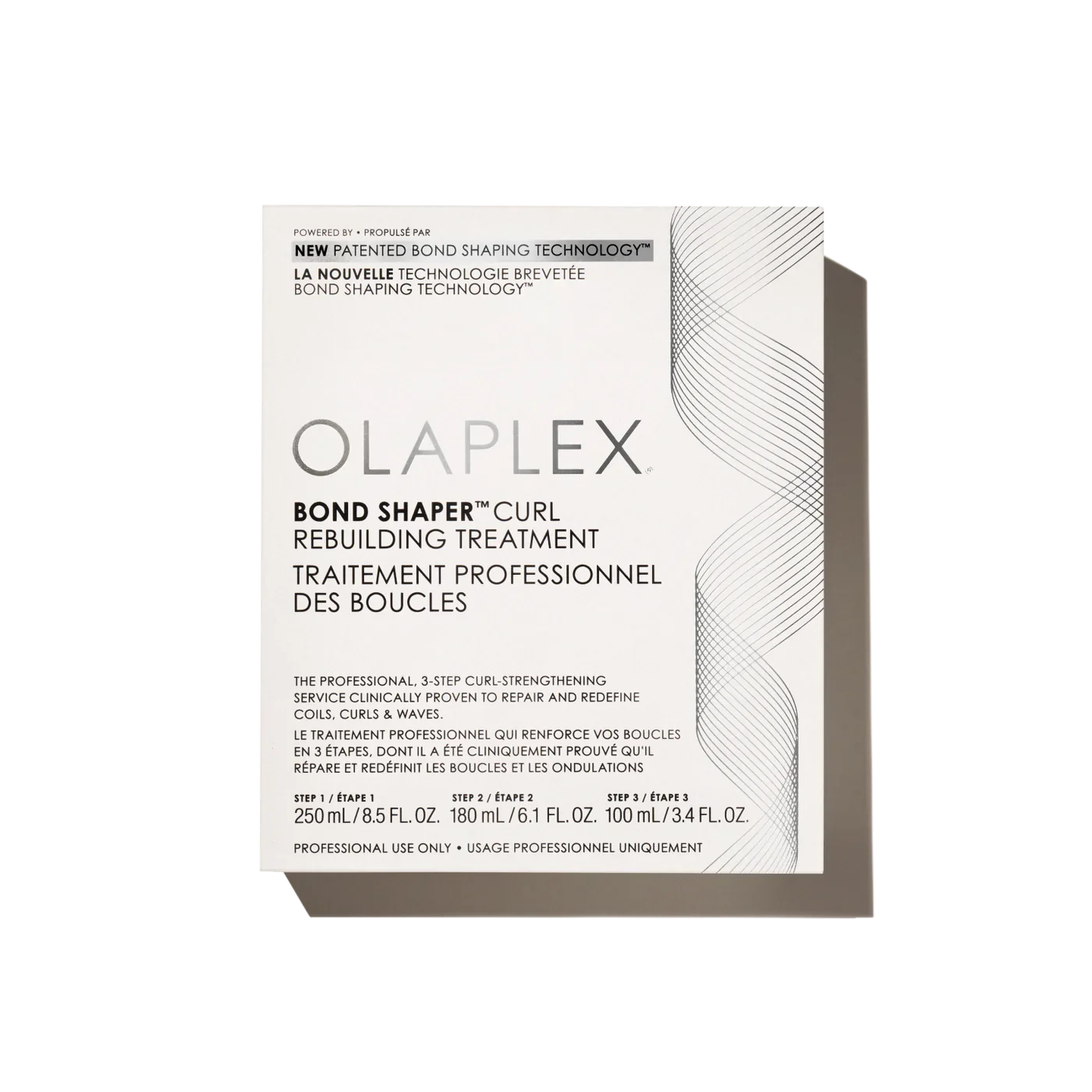 Olaplex Bond Shaper Curl Rebuilding Treatment Step 1/2/3