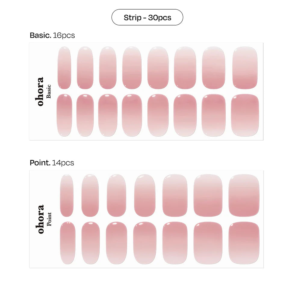 Smalto gel adesivo 60 % prepolimerazzito OHORA Rosa N Milk Rose