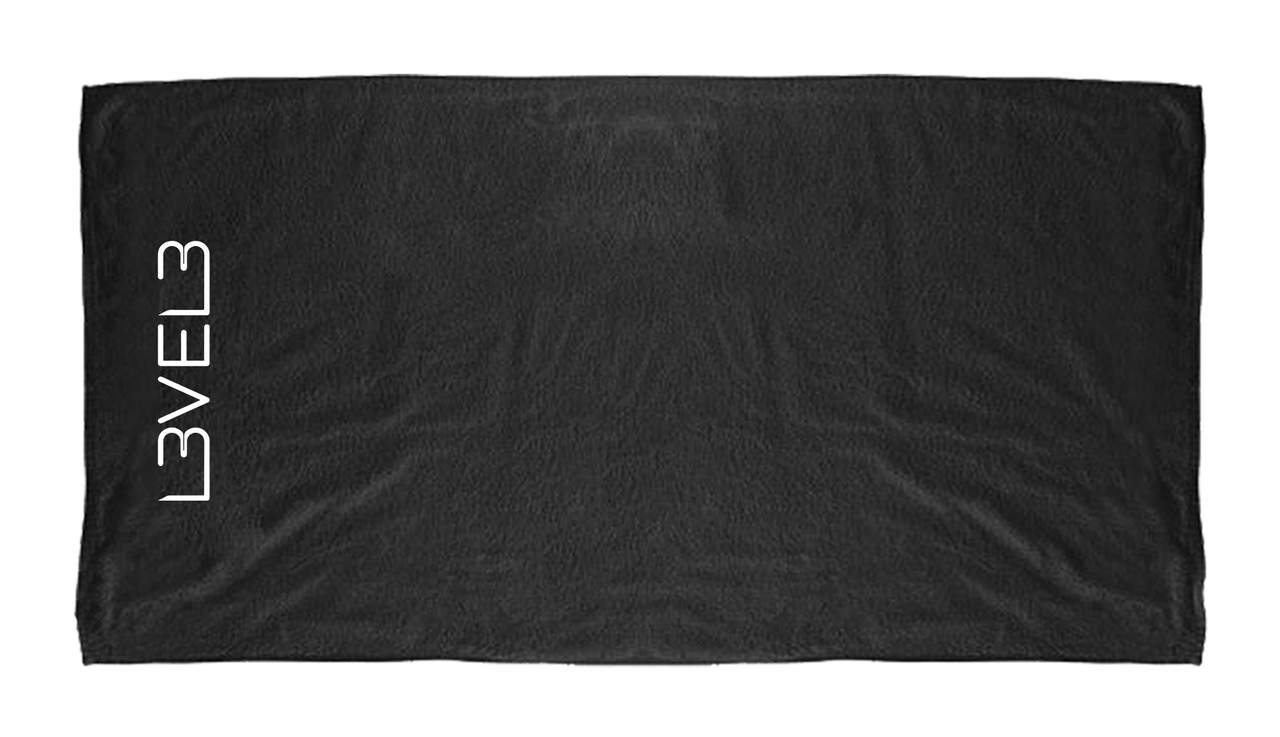 Asciugamano Professionale Nero Level 3