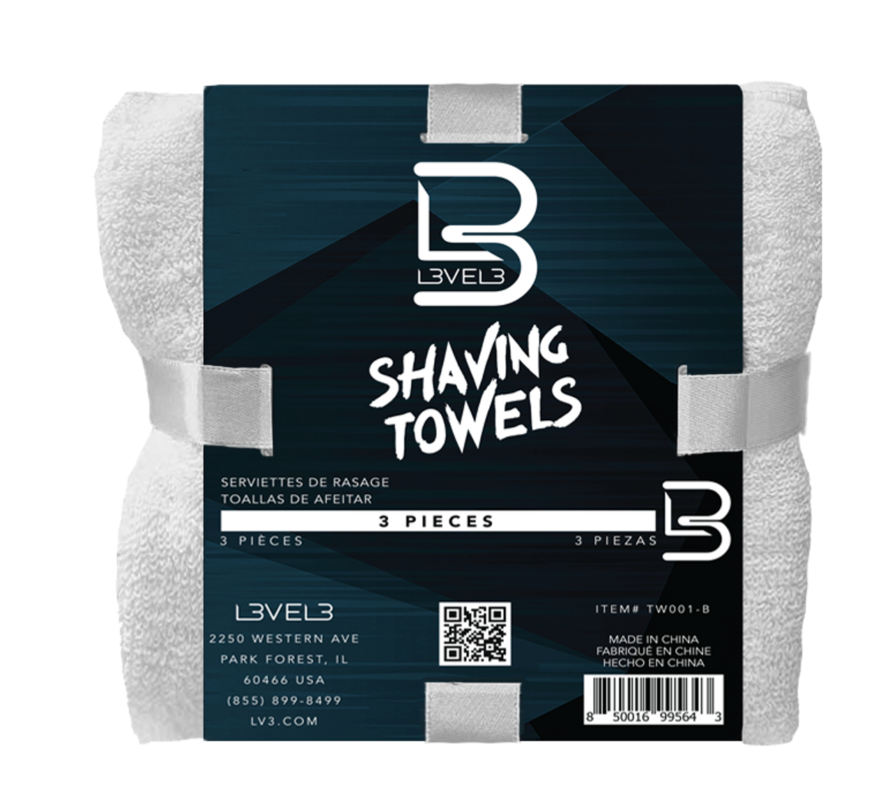 Asciugamano Professionale Bianco Level 3 1Pc 3 pz