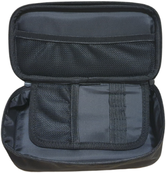 Astuccio porta attrezzi colore nero con cerniera
