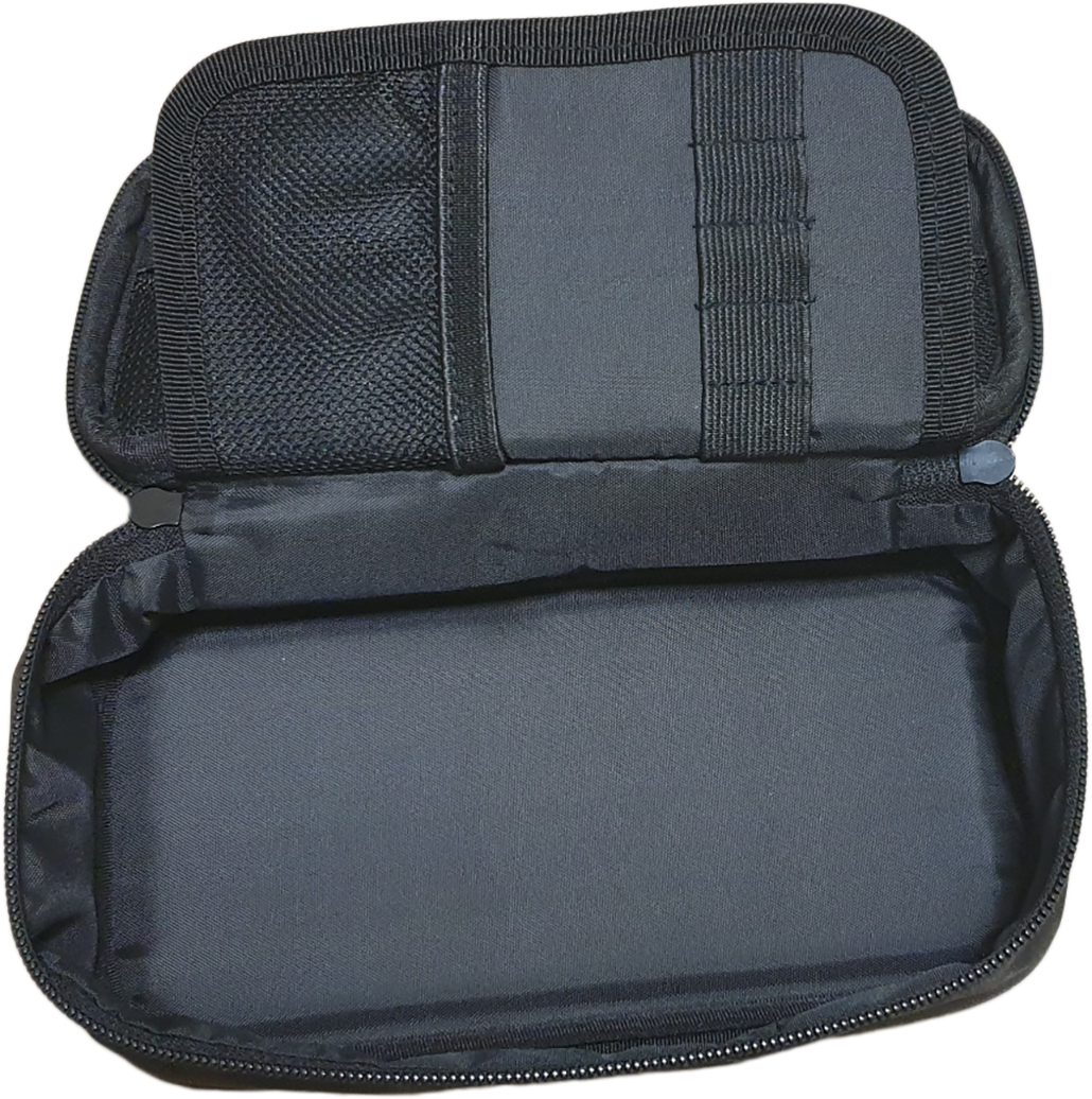 Astuccio porta attrezzi colore nero con cerniera