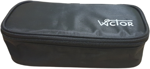 Astuccio porta attrezzi colore nero con cerniera