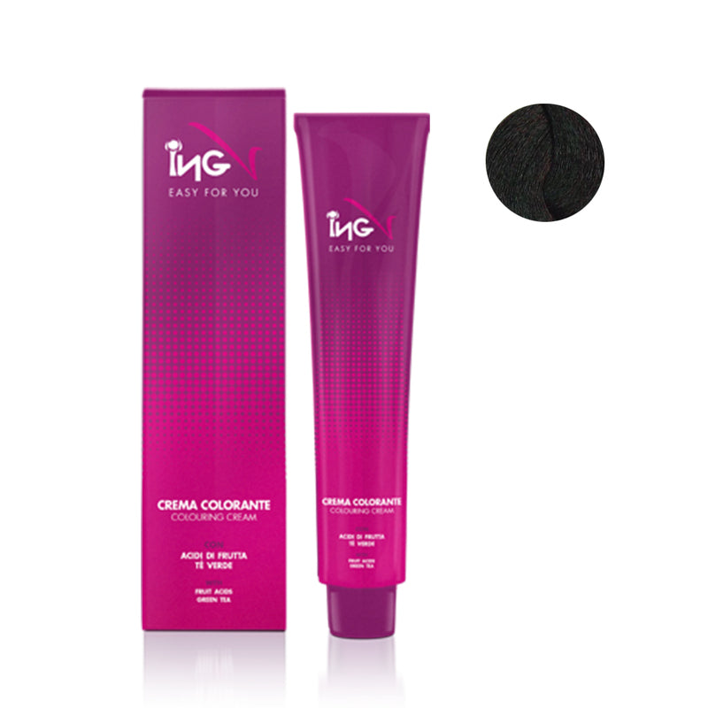 Tintura per capelli ING Color 4.4 Castano Rame 100 ml