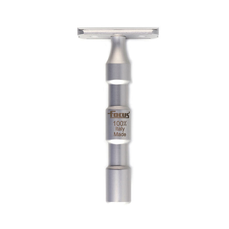 Rasoio Double Edge Flat Argento Focus R51