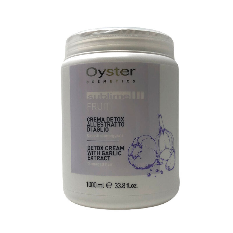 Maschera Sublime Fruit per tutti tipi capelli Detox Aglio 1000 ml Oyster