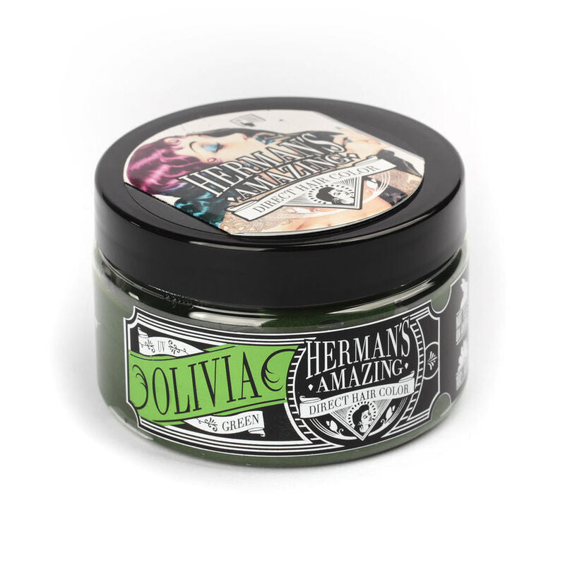 Colore per Capelli Semipermanente HERMAN'S Olivia Green 115 ml