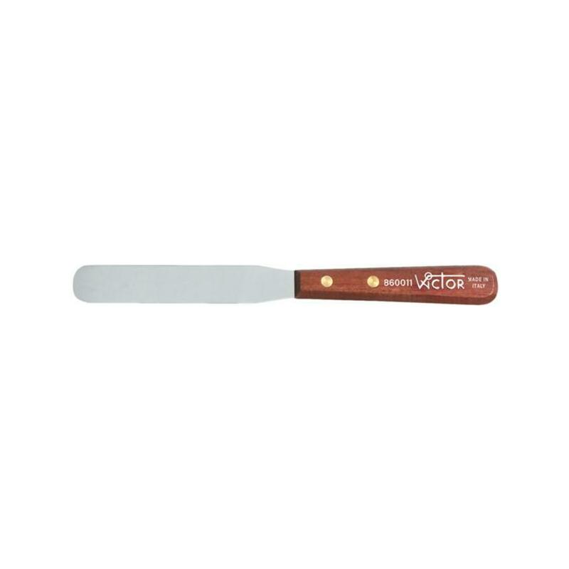 Spatola Cera Inox Flessibile Dritta Manico Legno 8600 11