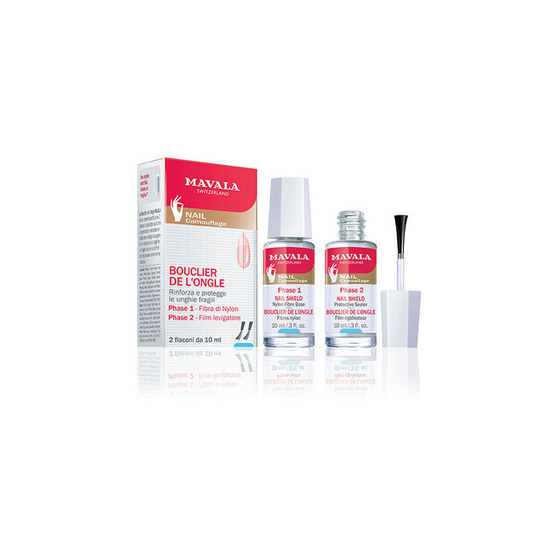 Bouclier de l’ongle rinfor. unghie 2 componenti 2 x 10 ml Mavala