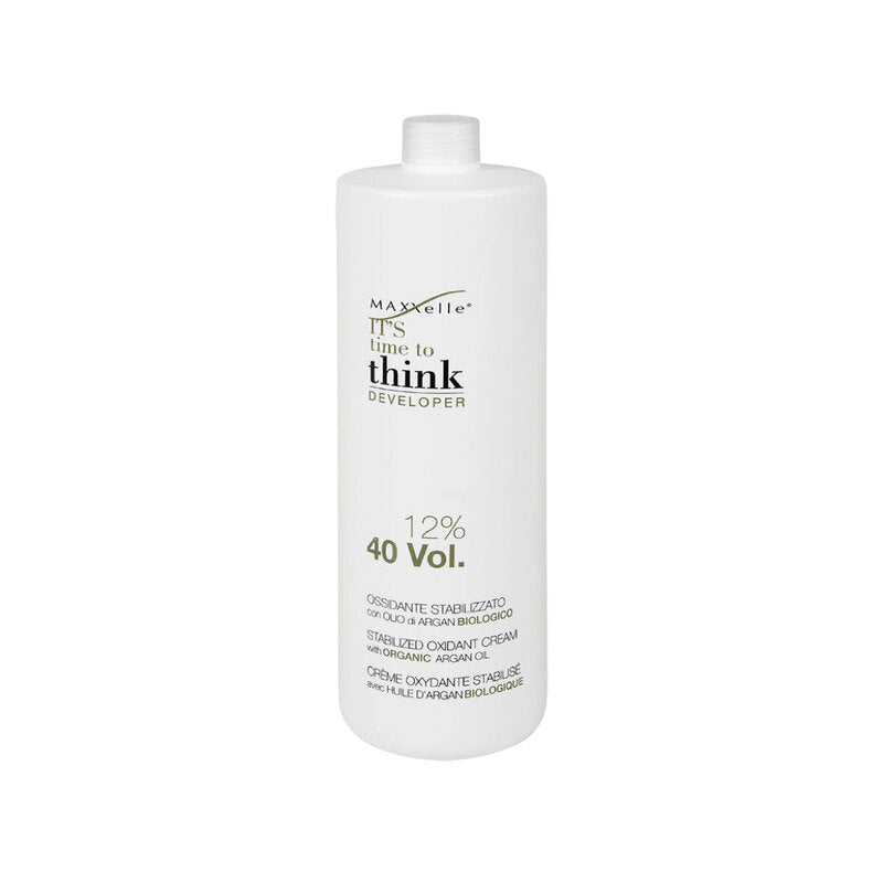 Think Developer Ossidant Crema Olio Argan Bio 40 Vol. Maxxelle 1000 ml