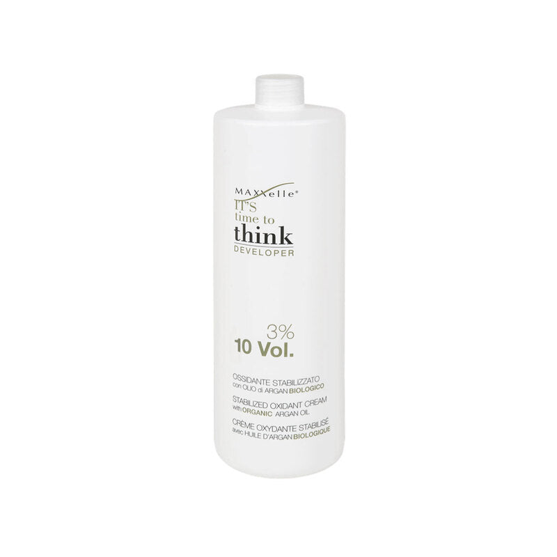 Think Developer Ossidant Crema Olio Argan Bio 10 Vol. Maxxelle 1000 ml