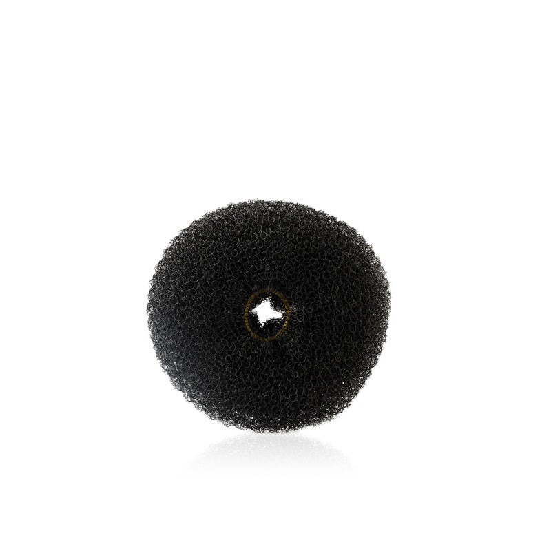 Ciambella Ripieno Acconciatura Tondo 8 cm Nero