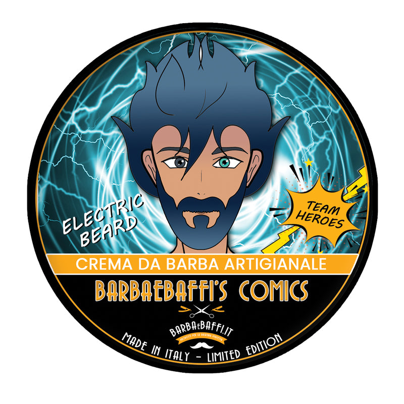 Crema da Barba Comics Heroes Electric Beard 150 ml