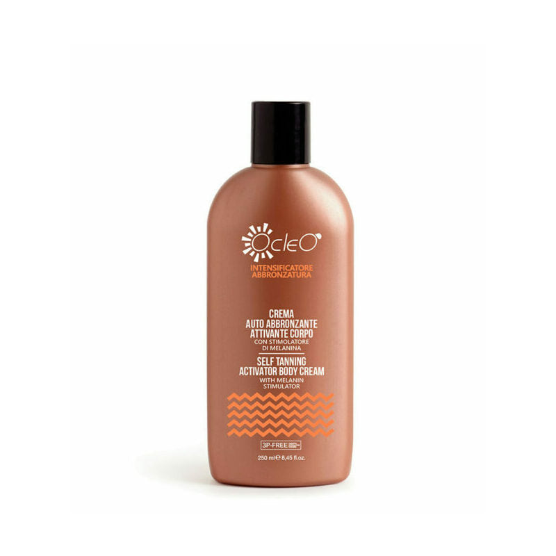Crema Autoabbronzante con Stimolatore di Melanina Ocleo Solar Sun 250 ml