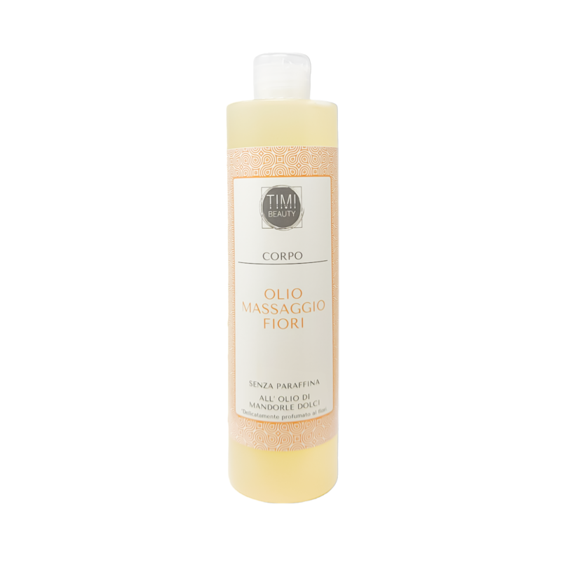 Olio da Massaggio Fiori Senza Paraffina Timi Beauty 500 ml