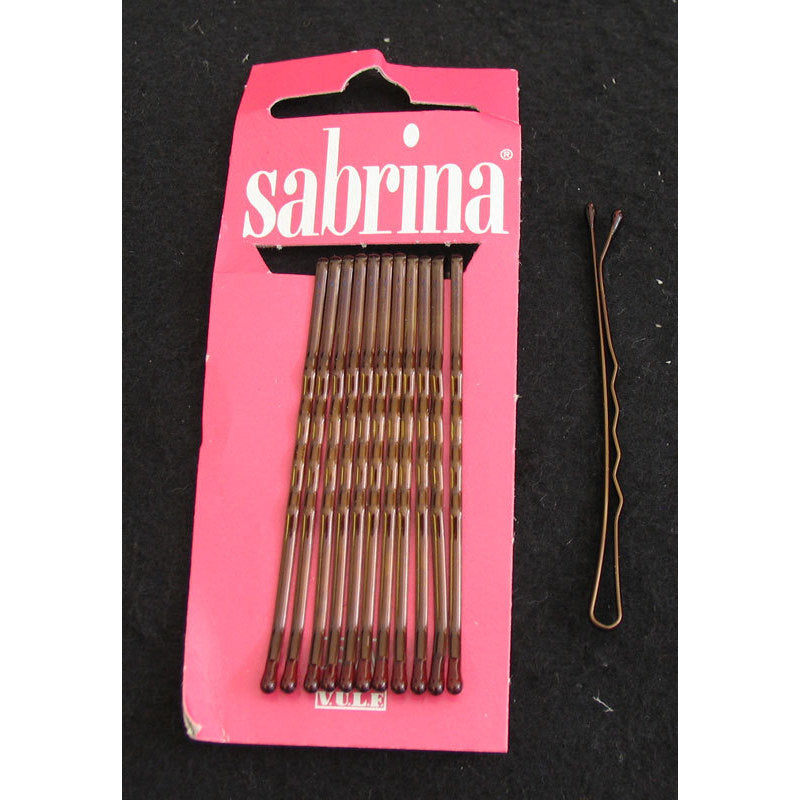 Molletta Sabrina lunga castana display 12 pz
