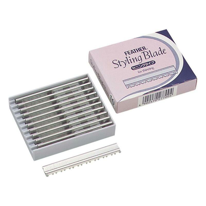 Lame per Sfilzino Feather Styling Blade for Thinning pc 10 pz