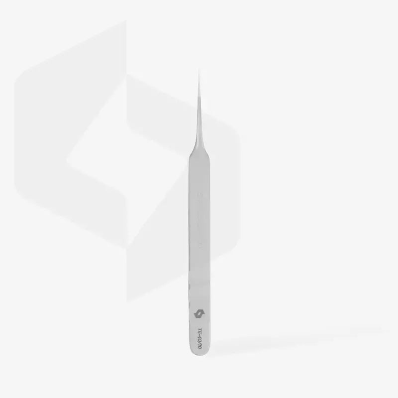 Pinzetta per Estensione Ciglia Dritta Expert 40-10 Staleks Pro