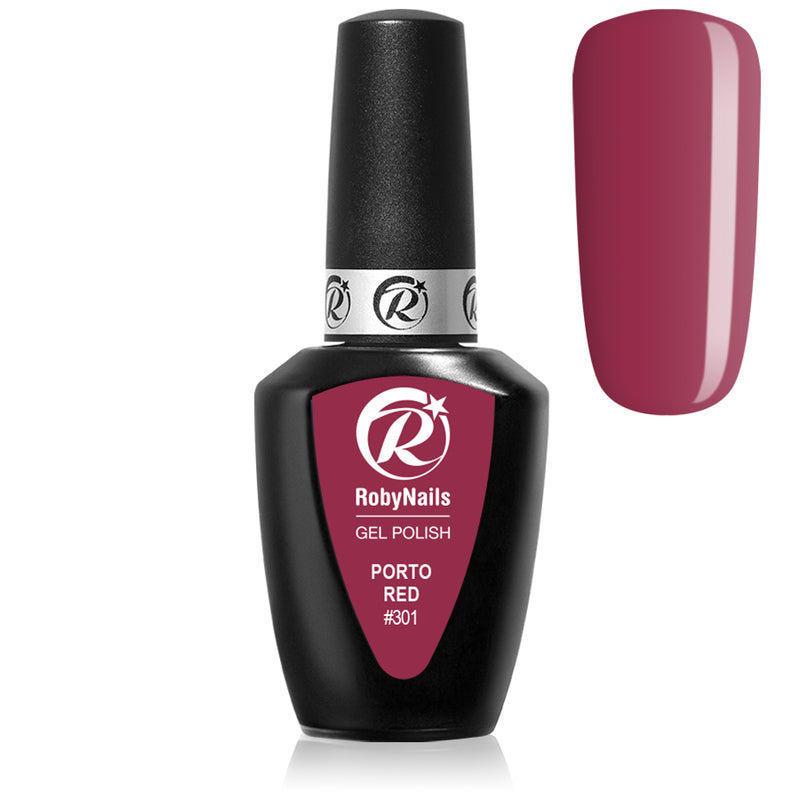 Gel Polish 301 Porto Red Roby Nails 8 ml