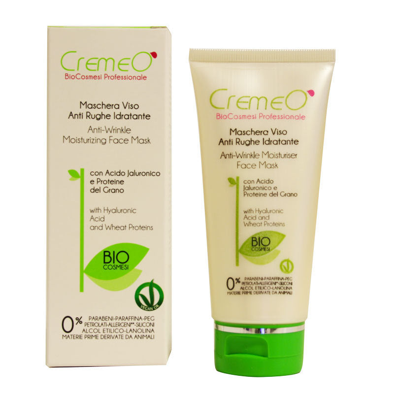 Maschera Viso BIO Cremeò Anti Rughe Idratante 75 ml