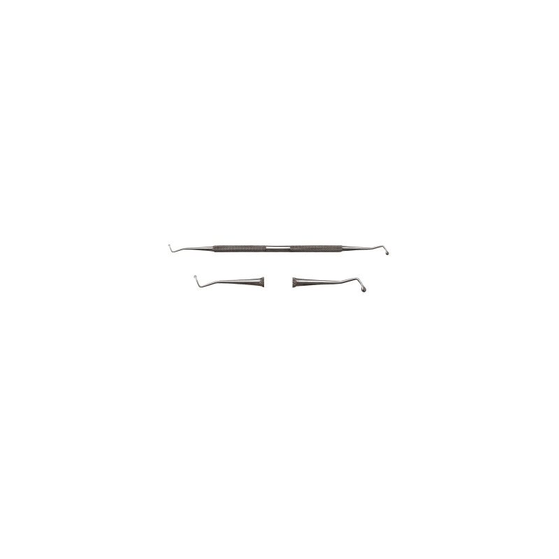 Attrezzino inox professionale doppio con pallino 803004 Wictor