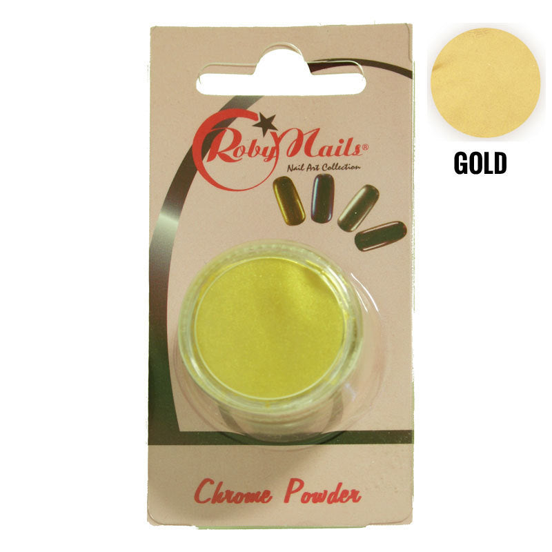Polvere Chrome Powder Gold 98102 Roby Nails