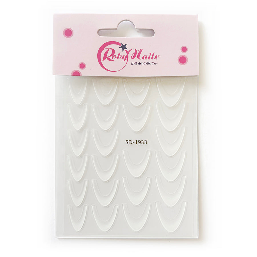 Adesivi French Sticker White 23 pz Robynails