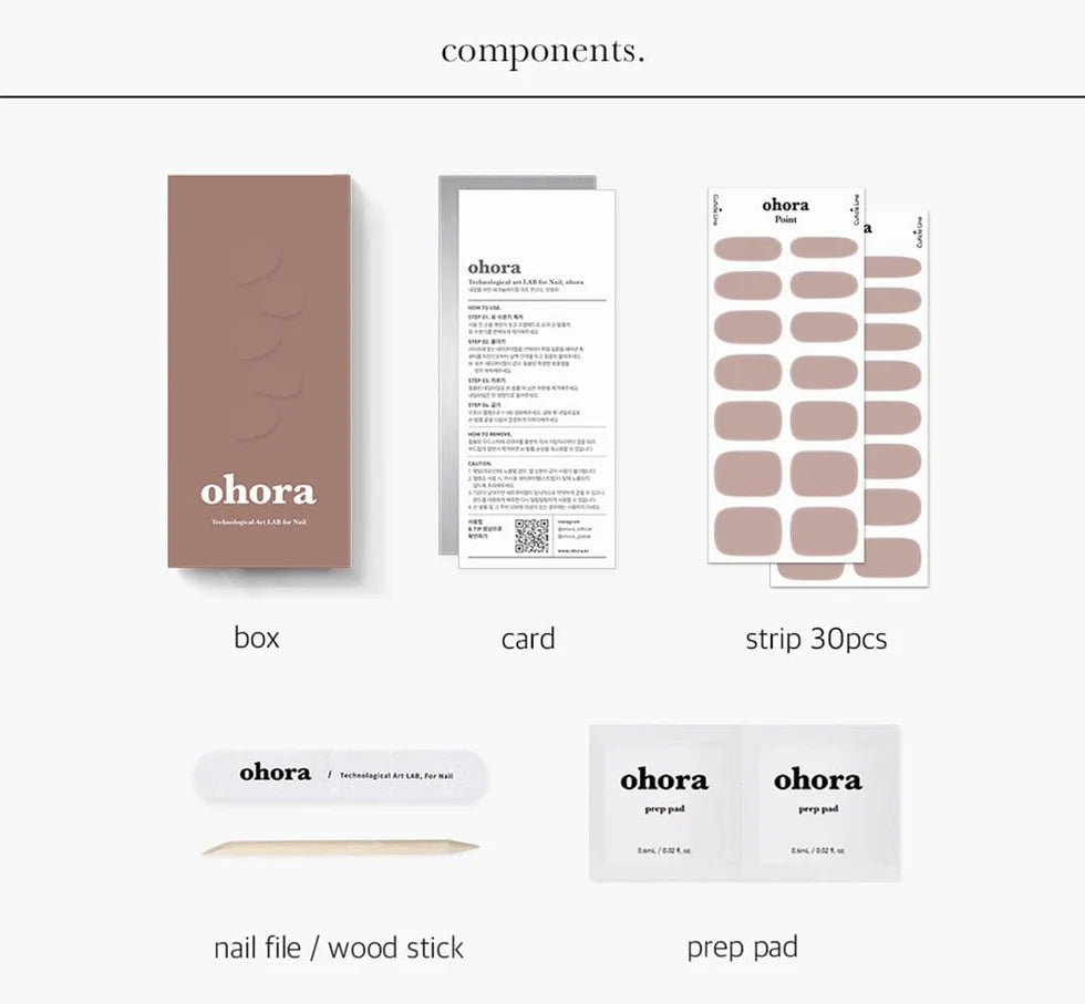 Smalto gel adesivo 60 % prepolimerazzito OHORA Beige N Cream Beige