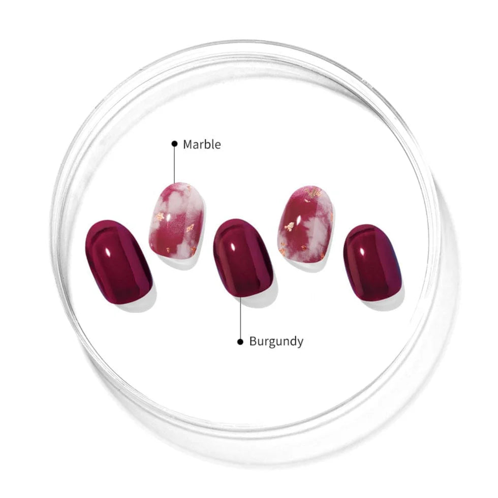 Smalto gel adesivo 60 % prepolimerazzito OHORA Rosso N Mulberry