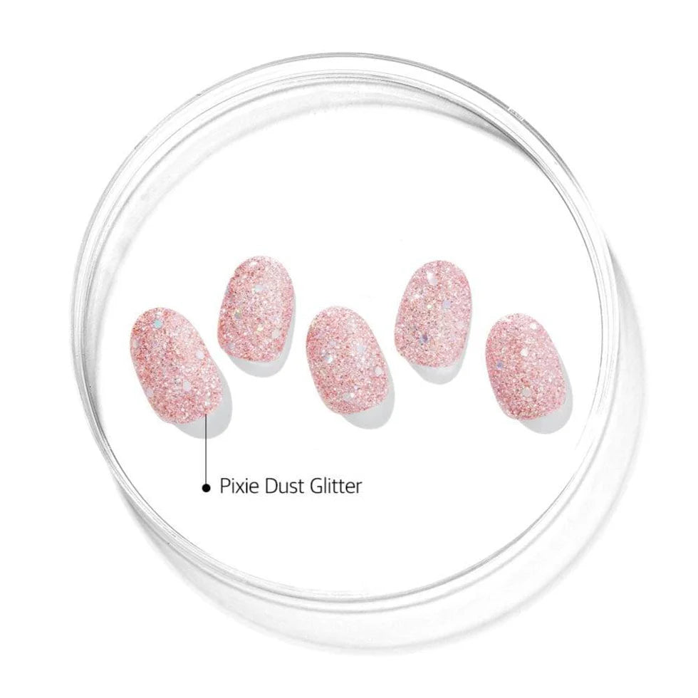Smalto gel adesivo 60 % prepolimerazzito OHORA Rosa N Pixie Dust