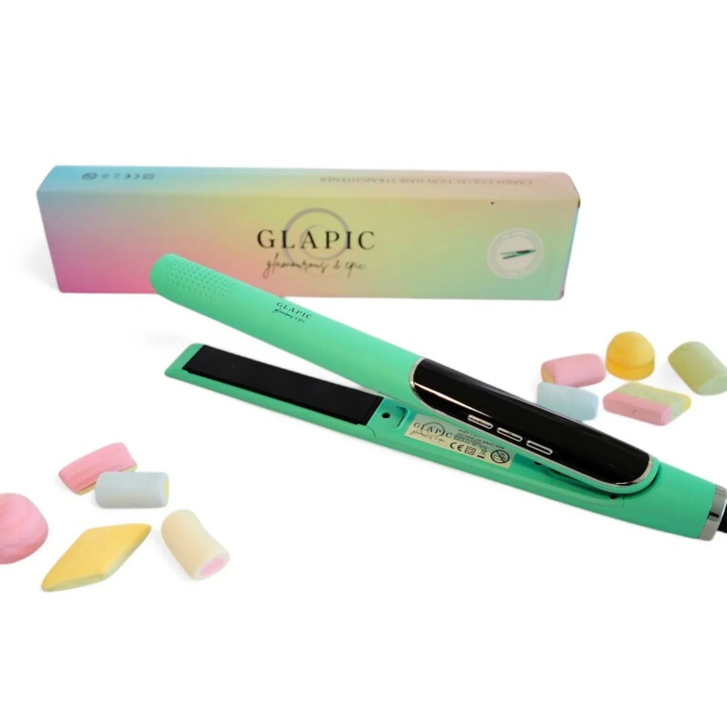 Piastra Capelli Classic 25 mm Mint Green Candy Collection Glapic