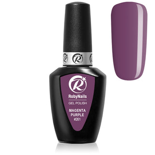 Gel Polish 261 Magenta Purple Roby Nails 8 ml