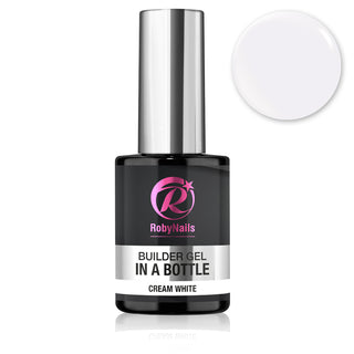 Builder Gel in a Bottle Cream White 14 ml Roby Nails