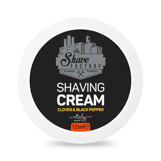 Shaving Cream Cloves & Black Pepper The Shave Factory 125 ml.