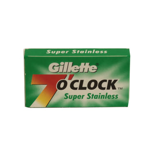 Lametta da barba Gillette 7 o’clock Super Stainless Verde pc 5 lamette