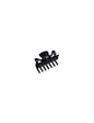 Pinza piccola dentata Nera 3,5 cm 0130022