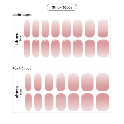 Smalto gel adesivo 60 % prepolimerazzito OHORA Rosa N Milk Rose