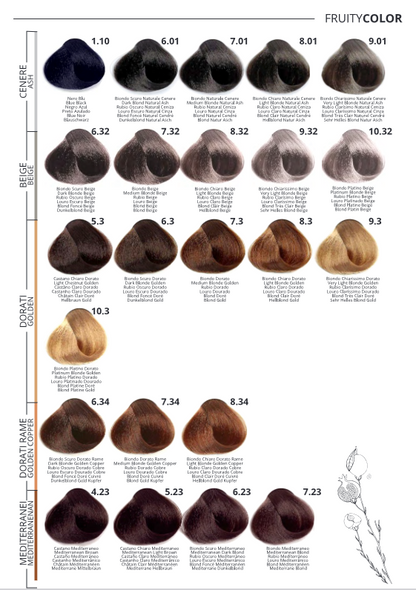 Tintura per Capelli Fruity Color 7.32 TuttoColors Puring 100 ml.