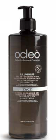 Gel Detergente Schiarente Rinnovante Illuminus Ocleo 500 ml