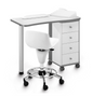 Tavolo manicure art 204L bianco
