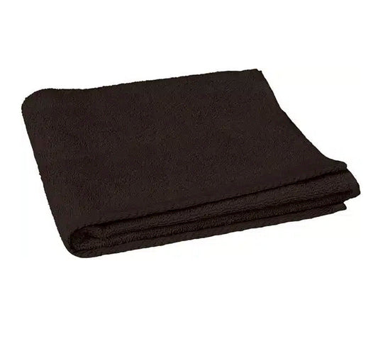 Asciugamano in microfibra colore Nero 45 x 85 cm 390g/sqm