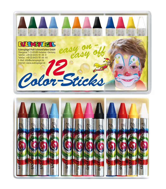 Pastelli per Trucco 12 pz Eulenspiegel