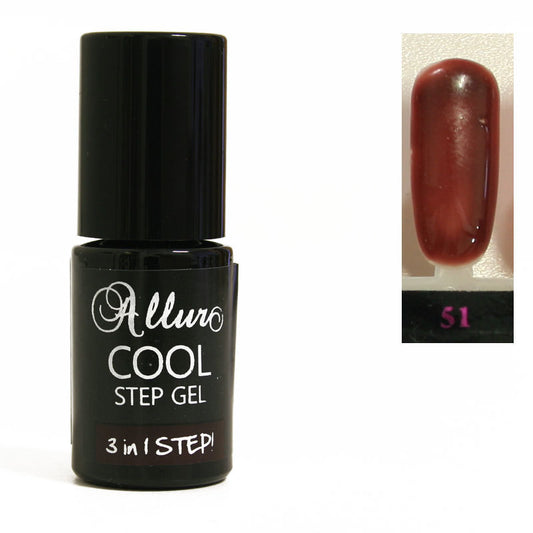 Smalto Semipermanente One Step Allur Cool Step Gel 51 6 ml