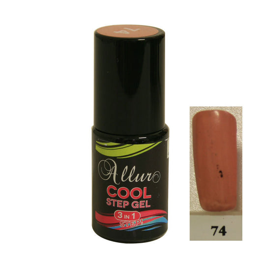 Smalto Semipermanente One Step Allur Cool Step Gel 74 6 ml