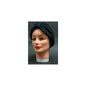 Turbante ciniglia elasticizzata col. Nero Mar