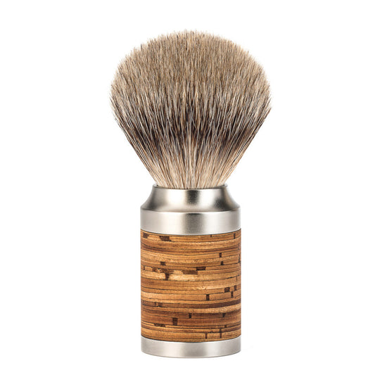 Pennello da Barba in Tasso con Manico in Betulla Muhle Rocca