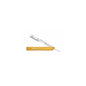 Rasoio Focus Slim AL R28 ManicoAlluminio Oro mezza lama