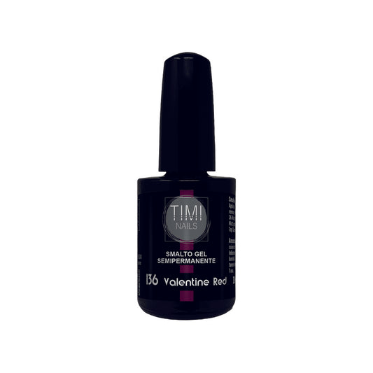 TN Smalto Gel Semipermanente nr. 136 Valentine Red 14 ml.