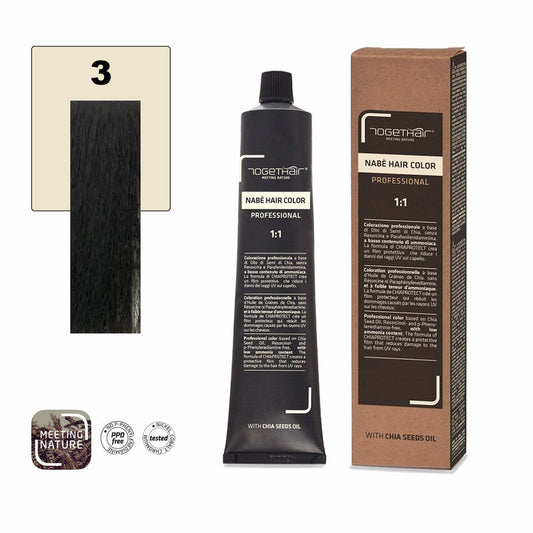 Nabe’ Hair Color Vegan nr.3 Castano Scuro Togethair 100 ml